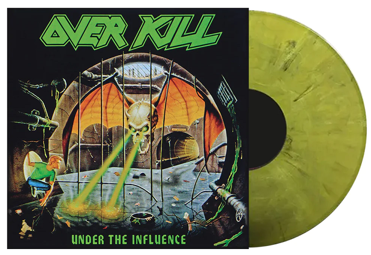 OVERKILL - UNDER THE INFLUENCE LIMITED (YELLOW/BLACK MARBLED) VINYL